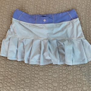 Lululemon Baby Blue Tennis Skirt